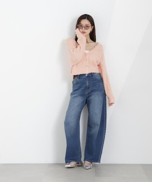 PROPORTION BODY DRESSING（プロポーションボディドレッシング）の「テープヤーンカーディガン / 1216174303（カーディガン/ボレロ・レディース・ブルー/ピンク/ホワイト系その他・FREE）」の9枚目の写真