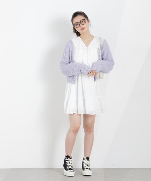 PROPORTION BODY DRESSING(プロポーションボディドレッシング)の「テープヤーンカーディガン / 1216174303(カーディガン/ボレロ・レディース・ブルー/ピンク/ホワイト系その他・FREE)」の11枚目の写真