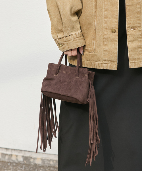 remi&reid(レミーアンドリード)の「【REMI/REID/レミアンドリード】NOFFSS(ショルダーバッグ・レディース・キャメル/ブラウン・FREE)」の4枚目の写真