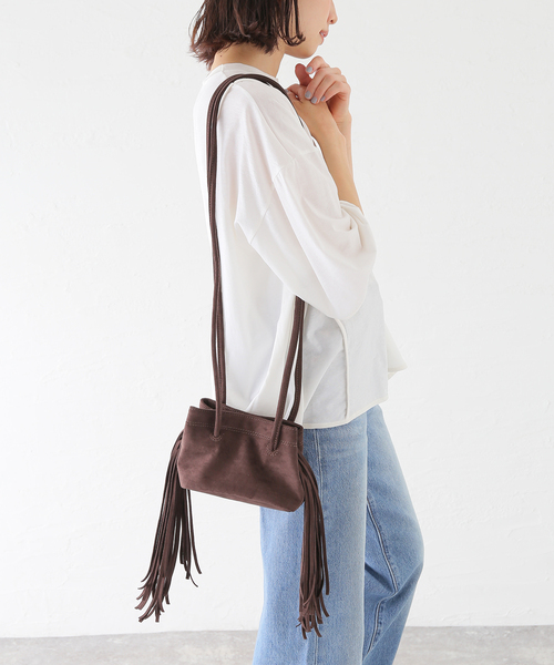 remi&reid(レミーアンドリード)の「【REMI/REID/レミアンドリード】NOFFSS(ショルダーバッグ・レディース・キャメル/ブラウン・FREE)」の17枚目の写真