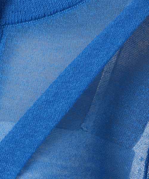 journal standard L'essage（ジャーナルスタンダードレサージュ）の「《/アンサンブル対応》ALLONGE クルーカーディガン（カーディガン/ボレロ・レディース・ブルー系その他/チャコールグレー/ブラック・FREE）」の13枚目の写真