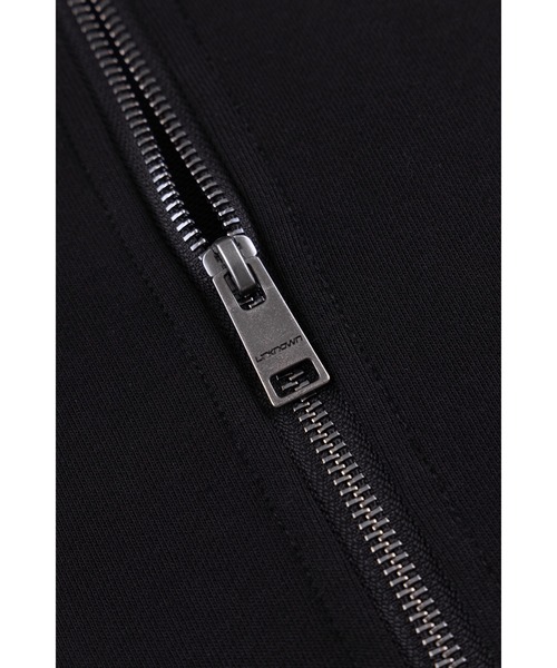 UNKNOWN LONDON（アンノウン・ロンドン）の「ジップフーディ｜Black x Silver Allover Cross Rhinestone Faux Fur Zip Hoodie｜Unknown London（ベスト・メンズ・ブラック・X-LARGE/LARGE/MEDIUM/SMALL）」の6枚目の写真