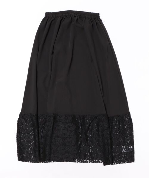 カヤ（カヤ）の「【カヤ】透き花インナースカート（スカート・レディース・ブルー/スミクロ/ホワイト系その他・FREE）」の2枚目の写真