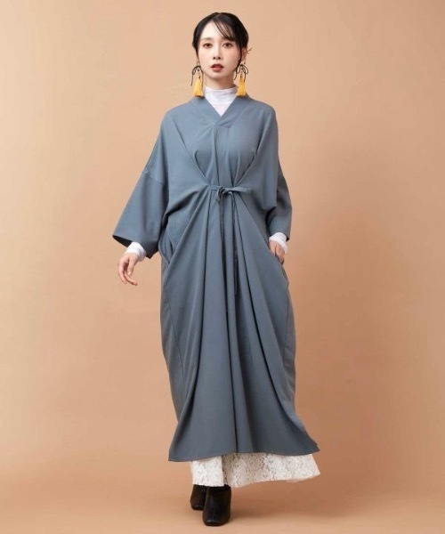 カヤ（カヤ）の「【カヤ】透き花インナースカート（スカート・レディース・ブルー/スミクロ/ホワイト系その他・FREE）」の5枚目の写真