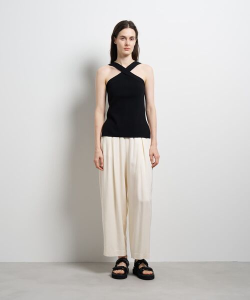LANVIN en Bleu（ランバンオンブルー）の「2wayクロスネックニットタンクトップ（ニット/セーター・レディース・ブラウン/ブラック/ライトブラウン・38）」の20枚目の写真