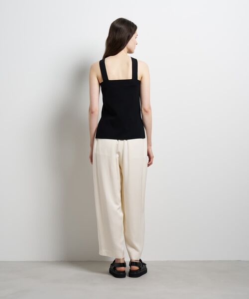 LANVIN en Bleu（ランバンオンブルー）の「2wayクロスネックニットタンクトップ（ニット/セーター・レディース・ブラウン/ブラック/ライトブラウン・38）」の22枚目の写真