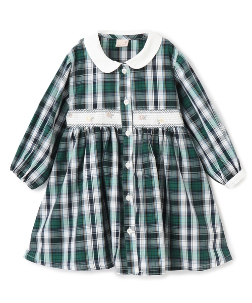 petit main（プティマイン）の「【リンク】シャツワンピース（ワンピース・キッズ・グリーン/ライトブルー/ライトピンク・90cm/100cm/130cm/110cm/80ｃｍ/120cm）」の20枚目の写真