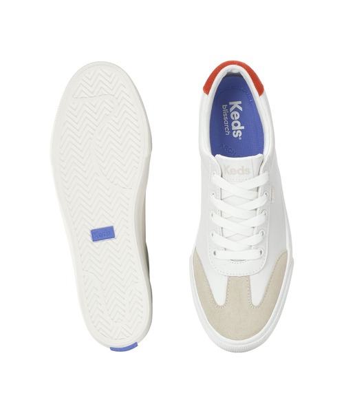 Keds(ケッズ)の「Keds ケッズ ジャンプ キック T-トゥ レザー/スエード オフホワイト(スニーカー・レディース・オフホワイト・22.5cm/23.0cm/23.5cm/24.0cm/24.5cm/25.0cm)」の5枚目の写真