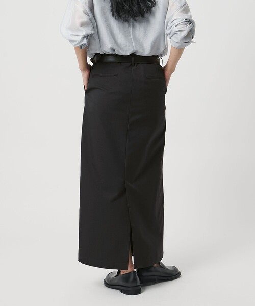 MARW UNITED ARROWS(マルゥ ユナイテッドアローズ)の「<MARW UNITED ARROWS>インタック ロング スカート(スカート・レディース・モカ/ブラック・36/38)」の4枚目の写真