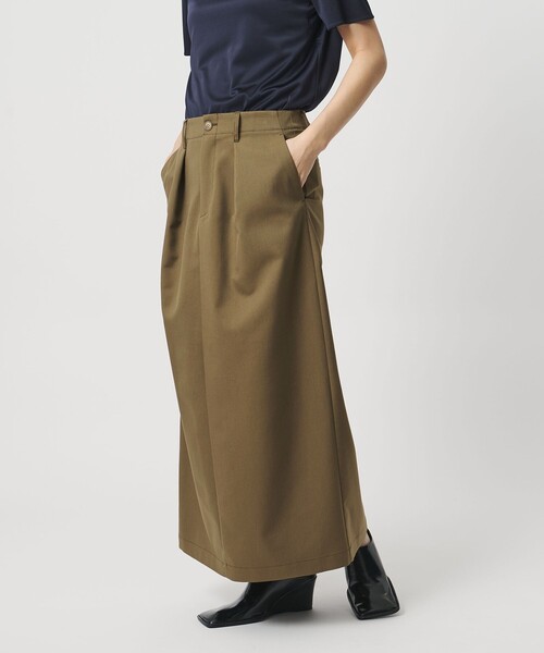 MARW UNITED ARROWS(マルゥ ユナイテッドアローズ)の「<MARW UNITED ARROWS>インタック ロング スカート(スカート・レディース・モカ/ブラック・36/38)」の6枚目の写真