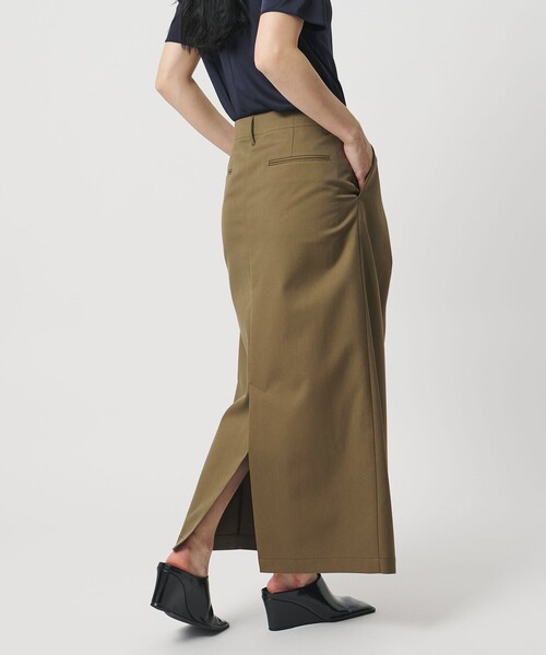 MARW UNITED ARROWS(マルゥ ユナイテッドアローズ)の「<MARW UNITED ARROWS>インタック ロング スカート(スカート・レディース・モカ/ブラック・36/38)」の7枚目の写真