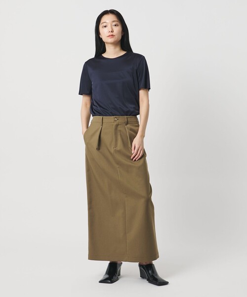 MARW UNITED ARROWS(マルゥ ユナイテッドアローズ)の「<MARW UNITED ARROWS>インタック ロング スカート(スカート・レディース・モカ/ブラック・36/38)」の8枚目の写真