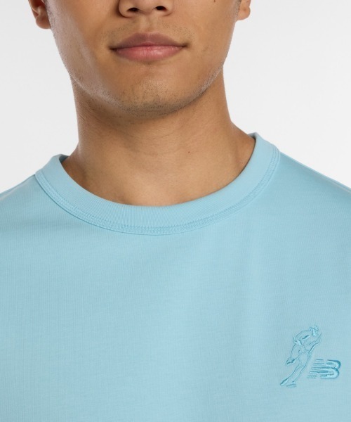 NEW BALANCE(ニューバランス)の「New Balance 大谷翔平 Signature Heavyweight Short-Sleeve T-Shirt(ニューバランス 大谷翔平シグネチャーヘビーオンス半袖Tシャツ)(Tシャツ/カットソー・メンズ・ホワイト系/ブルー系/ブラック系・MEDIUM/LARGE/X-LARGE)」の18枚目の写真