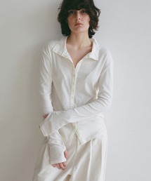 ETRE TOKYO | ガーゼフライスフロントオープンプルオーバー(Tシャツ/カットソー)