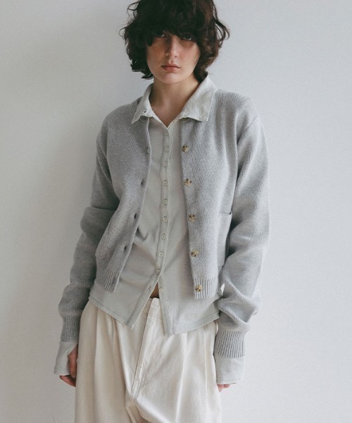 ETRE TOKYO（エトレトウキョウ）の「ガーゼフライスフロントオープンプルオーバー（Tシャツ/カットソー・レディース・ミント/オフホワイト/ブラック・FREE）」の3枚目の写真