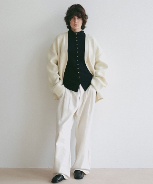 ETRE TOKYO（エトレトウキョウ）の「ガーゼフライスフロントオープンプルオーバー（Tシャツ/カットソー・レディース・ミント/オフホワイト/ブラック・FREE）」の16枚目の写真