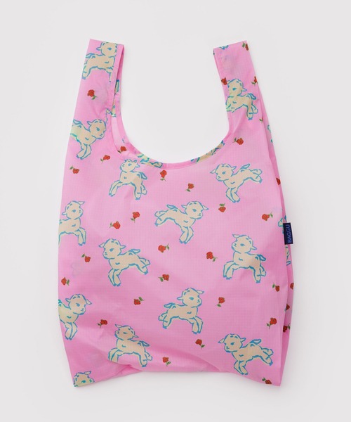 BAGGU（バグー）の「STANDARD BAGGU 622.ベイビーシープ（エコバッグ/サブバッグ・レディース・ピンク・FREE）」の2枚目の写真