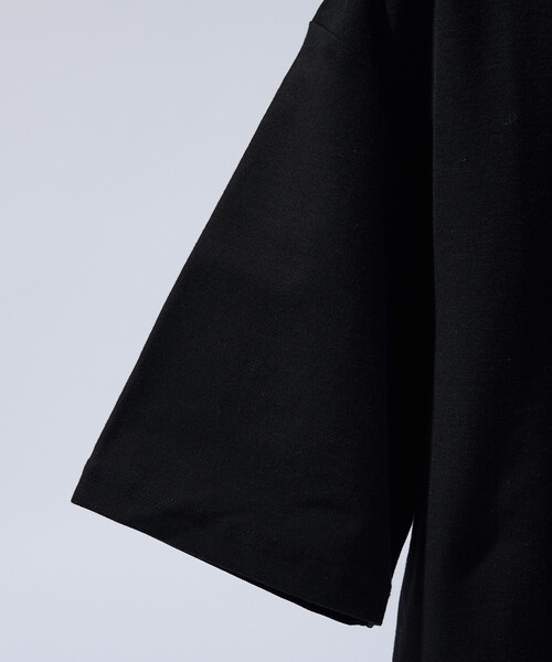 ABAHOUSE(アバハウス)の「【接触冷感】モックネック Tシャツ / COVEROSS(R)(Tシャツ/カットソー・メンズ・ブラック/ホワイト/ネイビー/チャコールグレー・44/48/46)」の9枚目の写真