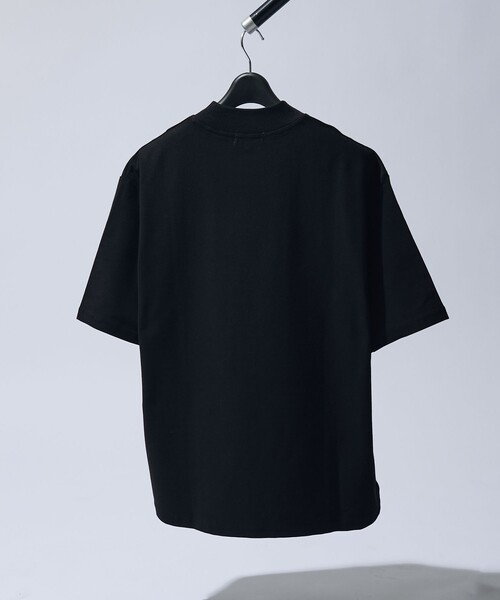 ABAHOUSE(アバハウス)の「【接触冷感】モックネック Tシャツ / COVEROSS(R)(Tシャツ/カットソー・メンズ・ブラック/ホワイト/ネイビー/チャコールグレー・44/48/46)」の11枚目の写真