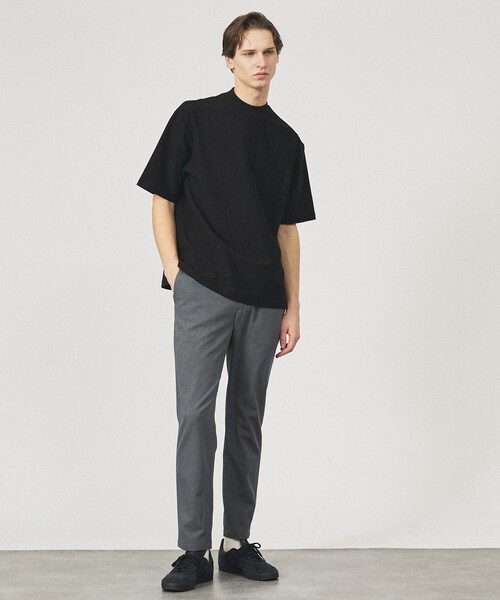 ABAHOUSE(アバハウス)の「【接触冷感】モックネック Tシャツ / COVEROSS(R)(Tシャツ/カットソー・メンズ・ブラック/ホワイト/ネイビー/チャコールグレー・44/48/46)」の16枚目の写真