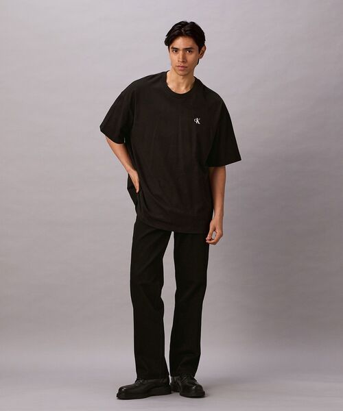 Calvin Klein（カルバン・クライン）の「【ユニセックス】ショートスリーブオーバーサイズヘビーウェイトTシャツ（Tシャツ/カットソー・メンズ・ブラック/グレー系その他/ホワイト・M/S/L/XL）」の9枚目の写真