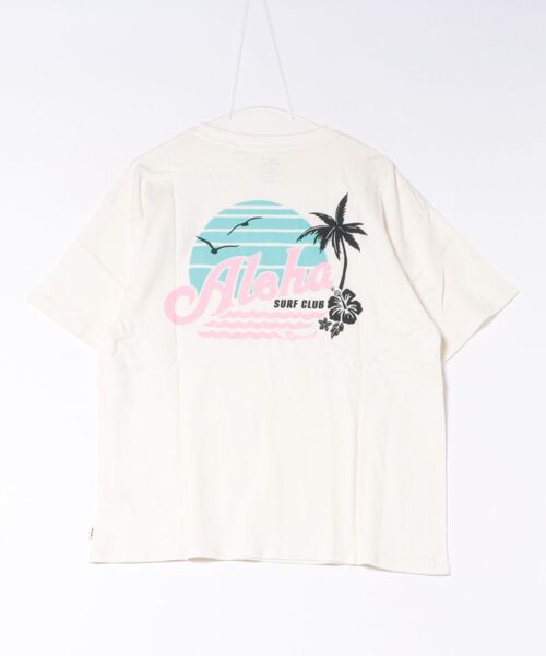 rip curl(リップカール)の「RIP CURL/リップカール 半袖Tシャツ レディース ALOHA HERITAGE TEE 0N3WTE(Tシャツ/カットソー・レディース・オフホワイト/ブルー・S/XS)」の4枚目の写真