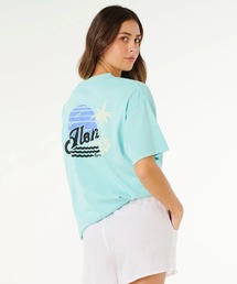 RIP CURL/リップカール 半袖Tシャツ レディース ALOHA HERITAGE TEE 0N3WTE