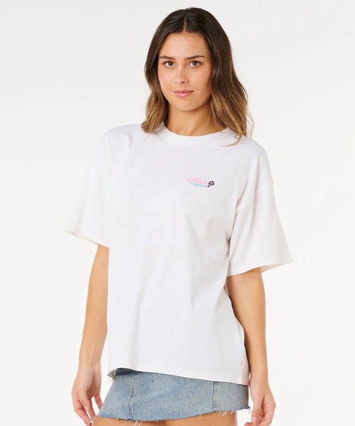 rip curl(リップカール)の「RIP CURL/リップカール 半袖Tシャツ レディース ALOHA HERITAGE TEE 0N3WTE(Tシャツ/カットソー・レディース・オフホワイト/ブルー・S/XS)」の18枚目の写真