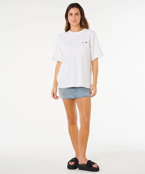 rip curl(リップカール)の「RIP CURL/リップカール 半袖Tシャツ レディース ALOHA HERITAGE TEE 0N3WTE(Tシャツ/カットソー・レディース・オフホワイト/ブルー・S/XS)」の13枚目の写真