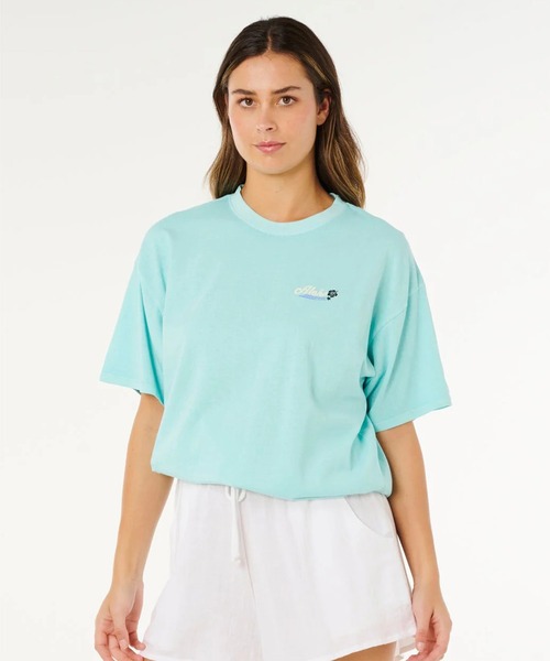rip curl(リップカール)の「RIP CURL/リップカール 半袖Tシャツ レディース ALOHA HERITAGE TEE 0N3WTE(Tシャツ/カットソー・レディース・オフホワイト/ブルー・S/XS)」の11枚目の写真
