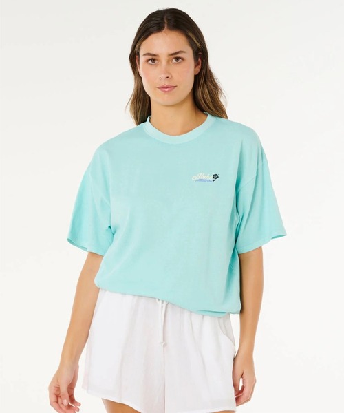 rip curl(リップカール)の「RIP CURL/リップカール 半袖Tシャツ レディース ALOHA HERITAGE TEE 0N3WTE(Tシャツ/カットソー・レディース・オフホワイト/ブルー・S/XS)」の9枚目の写真