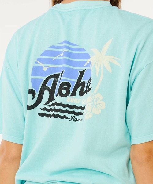 rip curl(リップカール)の「RIP CURL/リップカール 半袖Tシャツ レディース ALOHA HERITAGE TEE 0N3WTE(Tシャツ/カットソー・レディース・オフホワイト/ブルー・S/XS)」の7枚目の写真