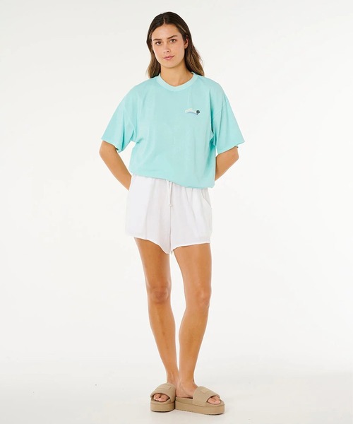 rip curl(リップカール)の「RIP CURL/リップカール 半袖Tシャツ レディース ALOHA HERITAGE TEE 0N3WTE(Tシャツ/カットソー・レディース・オフホワイト/ブルー・S/XS)」の6枚目の写真