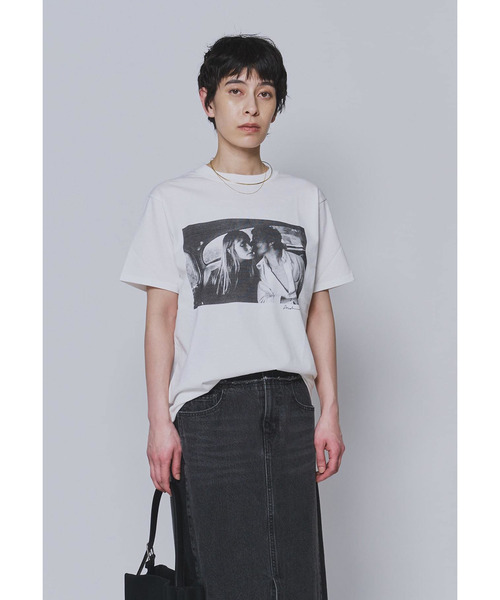 Couture d'adam(クチュールドアダム)の「<COUTURE D'ADAM(クチュール ド アダム)>“Jane&Serge in the Taxi”T-シャツ(Tシャツ/カットソー・レディース・ホワイト系その他3・38)」の1枚目の写真