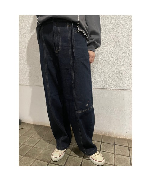 Rydia（リディア）の「コビニャーバレルパンツ（その他パンツ・レディース・ブルー/ネイビー/ベージュ・M）」の3枚目の写真