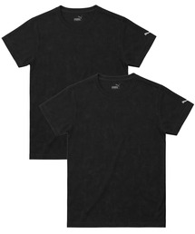 PUMA（プーマ）の「PUMA プーマ ハニカム クルーネック 2枚組 2枚セット インナー 半袖 Tシャツ（インナーウェア/肌着）」
