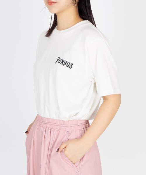PUNYUS（プニュズ）の「Classic Girl Tシャツ（Tシャツ/カットソー・レディース・スミクロ/ホワイト・1/2/3/4/5）」の7枚目の写真