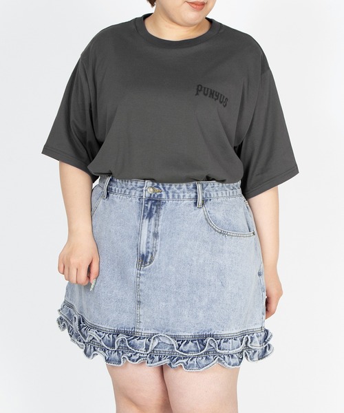 PUNYUS（プニュズ）の「Classic Girl Tシャツ（Tシャツ/カットソー・レディース・スミクロ/ホワイト・1/2/3/4/5）」の9枚目の写真