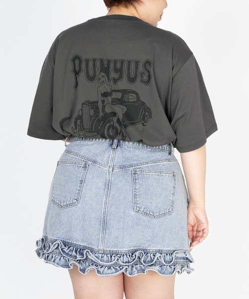 PUNYUS（プニュズ）の「Classic Girl Tシャツ（Tシャツ/カットソー・レディース・スミクロ/ホワイト・1/2/3/4/5）」の12枚目の写真