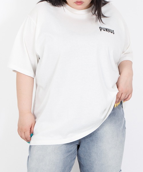 PUNYUS（プニュズ）の「Classic Girl Tシャツ（Tシャツ/カットソー・レディース・スミクロ/ホワイト・1/2/3/4/5）」の22枚目の写真