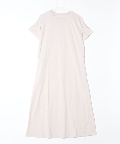 ROBES&CONFECTIONS(ローブスコンフェクションズ)の「Robes&Confections/ローブス&コンフェクションズ/ヴィンテージツイスト天竺 SSワンピースW(ワンピース・レディース・ブラック系9/ライトグレー・1)」の2枚目の写真