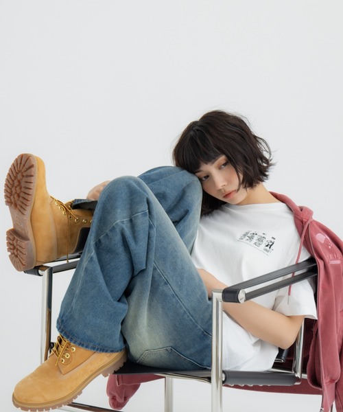 FLUKE HOLIC(フロックホリック)の「4CATS embroidery logo TEE(Tシャツ/カットソー・レディース・ホワイト/ブラック/グリーン・LARGE/MEDIUM/SMALL)」の17枚目の写真