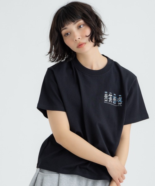 FLUKE HOLIC(フロックホリック)の「4CATS embroidery logo TEE(Tシャツ/カットソー・レディース・ホワイト/ブラック/グリーン・LARGE/MEDIUM/SMALL)」の11枚目の写真