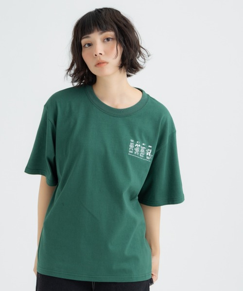 FLUKE HOLIC(フロックホリック)の「4CATS embroidery logo TEE(Tシャツ/カットソー・レディース・ホワイト/ブラック/グリーン・LARGE/MEDIUM/SMALL)」の18枚目の写真