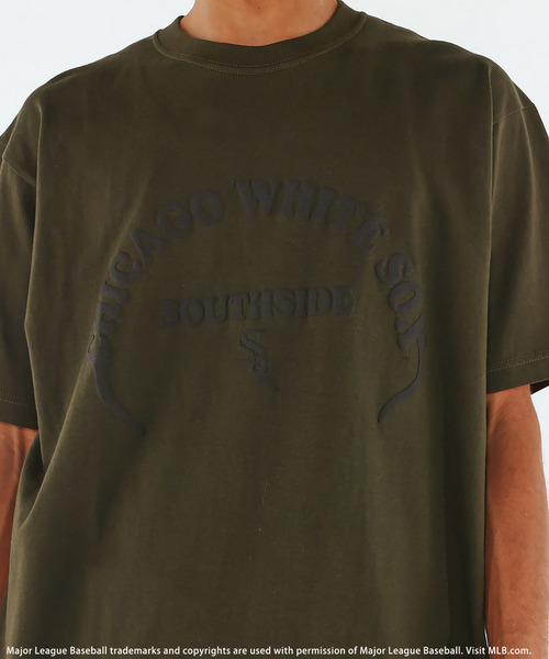 BACK TO THE FIELD(バック トゥー ザ フィールド)の「【MLB】Puff Printing Tee(Tシャツ/カットソー・メンズ・カーキ系/ブラック・XL/LARGE/MEDIUM/XXL)」の6枚目の写真