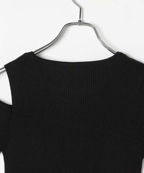 PAGEBOY（ページボーイ）の「ハイショクラインカットオフプルオーバー（Tシャツ/カットソー・レディース・ブラック/ターコイズブルー・FREE）」の9枚目の写真