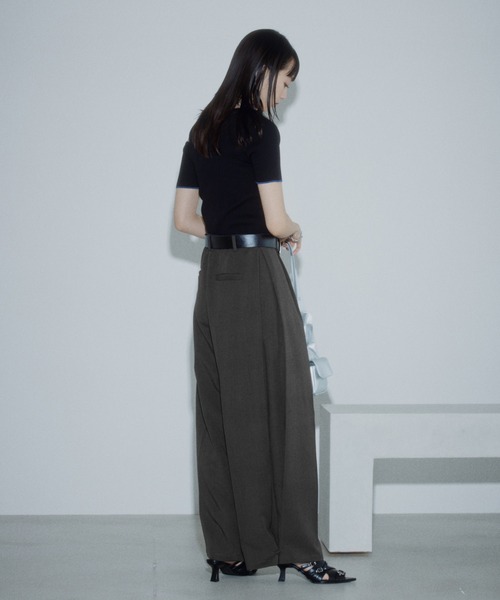 PAGEBOY(ページボーイ)の「ハイショクラインカットオフプルオーバー(Tシャツ/カットソー・レディース・ブラック/ターコイズブルー・FREE)」の21枚目の写真