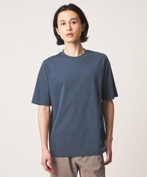 シャイニー ポンチ ジャストクルーネックカットソー<A DAY IN THE LIFE>