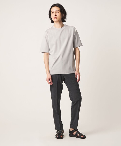 A DAY IN THE LIFE UNITED ARROWS(アデイインザライフユナイテッドアローズ)の「シャイニー ポンチ ジャストクルーネックカットソー<A DAY IN THE LIFE>(Tシャツ/カットソー・メンズ・ダークグレー/コバルトブルー/ホワイト/ライトグレー/ブラック・M/S/XL/L)」の9枚目の写真