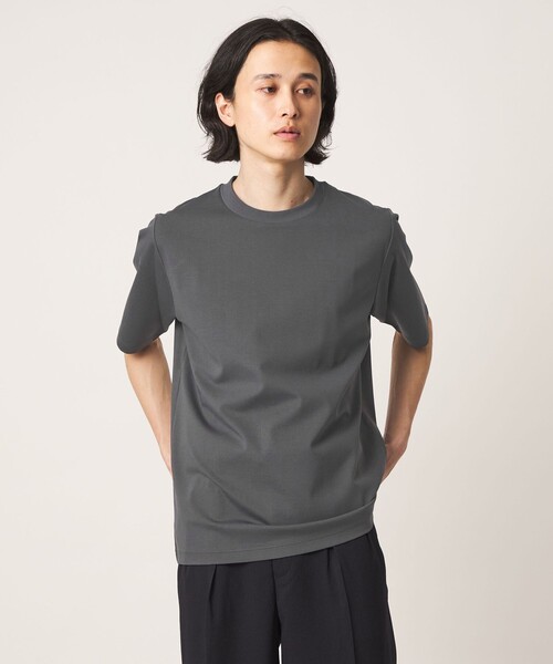 A DAY IN THE LIFE UNITED ARROWS(アデイインザライフユナイテッドアローズ)の「シャイニー ポンチ ジャストクルーネックカットソー<A DAY IN THE LIFE>(Tシャツ/カットソー・メンズ・ダークグレー/コバルトブルー/ホワイト/ライトグレー/ブラック・M/S/XL/L)」の11枚目の写真
